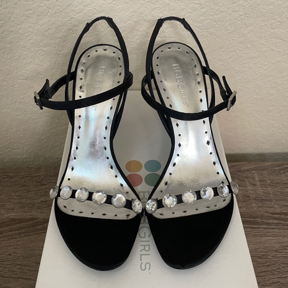 BCBGirls satin sandals